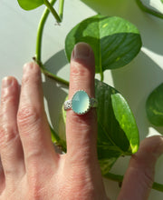 Load image into Gallery viewer, Aqua Chalcedony Ring size 6