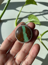 Load image into Gallery viewer, Round Chrysoprase Pendant in Silver