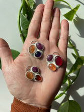 Load image into Gallery viewer, Triple Stone Pendants in Silver