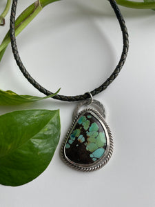 Turquoise Pendant in Silver