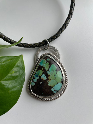 Turquoise Pendant in Silver